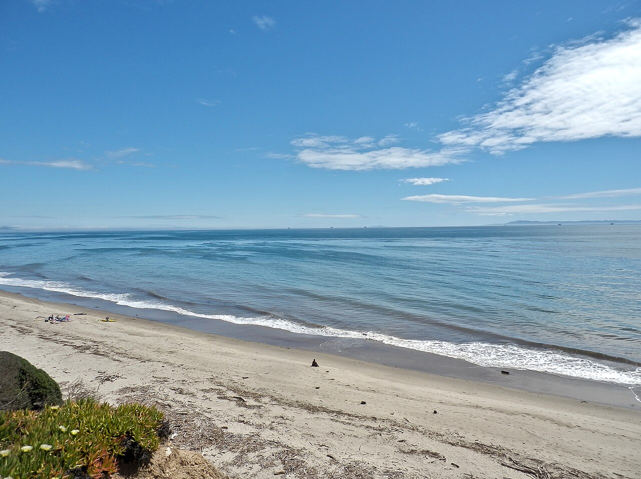 The Pacific from the bluff above Summerland Beach