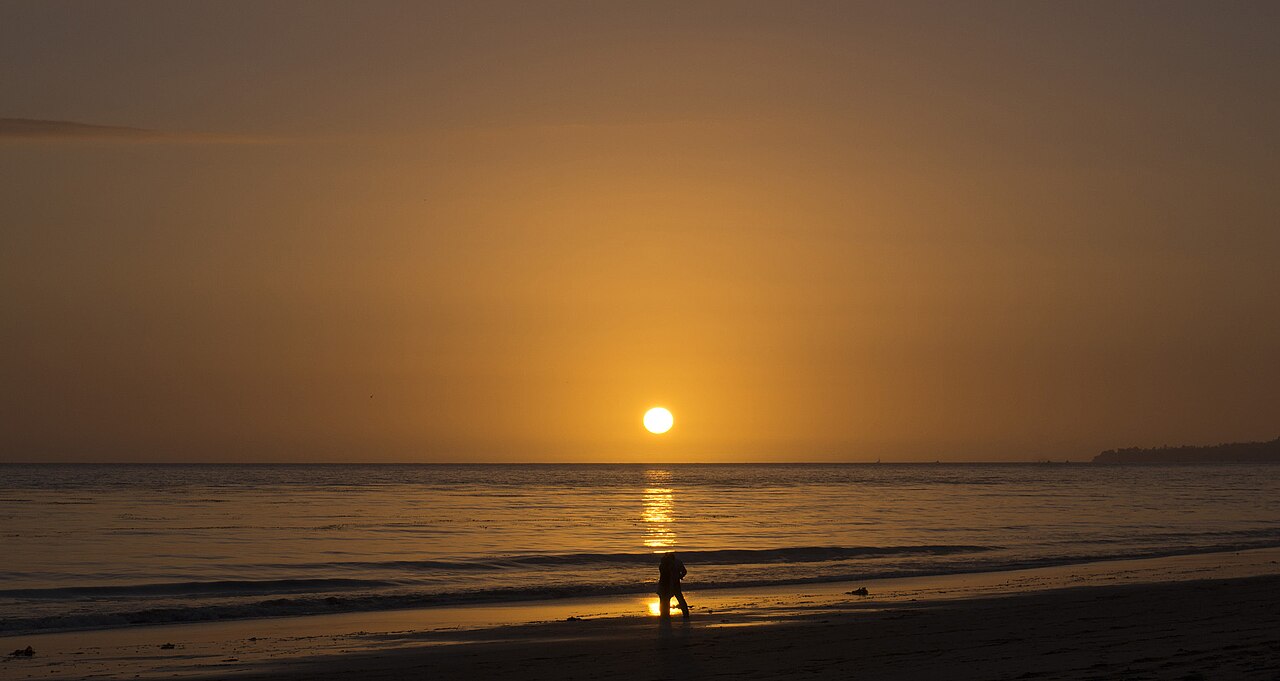 Sunset at Summerland Beach
